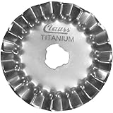 Clauss 18548 Pinking-45mm 1/Pkg Rotary Cutter Replacement Blade
