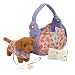 Pucci Puppies -- Cleo the Dachshund with Carrier Bag