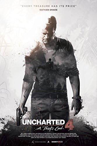 Uncharted 4: A Thief's End - Gaming Wall Scroll Fabric Poster 24 X 36 Inch