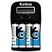 Uniross 1-2hr Charger With 4 X AA 2600 Series Rechargeable Batteries