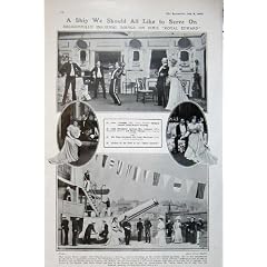 1908 Schiff K�niglicher Lord Harewood Mansion Edward-Hermione