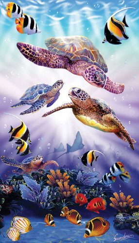 Turtle Play a 500-Piece Jigsaw Puzzle by Sunsout Inc.