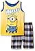 Despicable Me Little Boys' 2pc Top and Short Set, Yellow Tank, 5