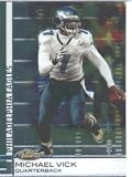 2009 Topps Finest Football Card #34 Michael Vick Philadelphia Eagles - Shipped In Protective ScrewDown Display Case!