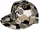 New Era Kansas City Royals Neoway Fitted Baseball Cap (Royal, Small/Medium)