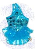 Pet Supplies : Aqua Sequin Ballerina Dress