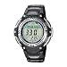 Casio - SGW-100-1VEF - Montre Acier - Quartz Digitale - Multifonctions - Boussole / Thermom�tre Chrono - 5 Alarmes - Timer - Sport - Etanche 20ATM - Bracelet Caoutchouc Noir