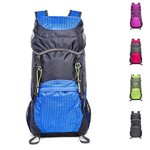 iLooper Lightweight Water Resistant Packable Travel Backpack Foldable Hiking Daypack