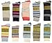 Fine Fit Mens Designer Dress Socks Argyle & Striped Size 10-13 (10 Pairs)