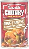 Campbell's Chunky Beef & Dumplings with Hearty Vegetables Soup, 18.8 Ounce