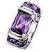 Yazilind Women's Ring with Emerald Cut Big Stone Purple Cubic Zirconia CZ Silver Plated US Size