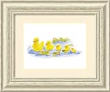 All in a Row Framed Art Print by Sarah Street,17.6 in. x 15.6 in. Framed
