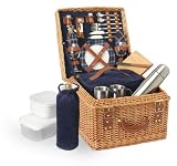 Navy Canterbury - Deluxe Willow Bskt