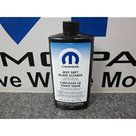 JEEP WRANGLER SOFT TOP GLASS WINDOW CLEANER MOPAR 16 OZ