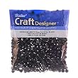 Faceted Beads, 6mm, Black Opaque, 480pc Pkg
