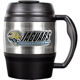 NFL Jacksonville Jaguars 52-Ounce Stainless Steel Macho Travel Mug with Bottle Opener