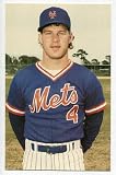 【ポストカード】 Lenny Dykstra - New York Mets 球団設立25周年記念 1986年製 lenny