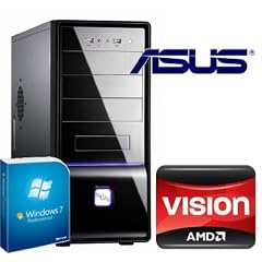 Tronics24 averagesystem AMD FM1 Llano A 3300 2x2.5 GHz (Dualcore), 8 GB DDR3, Asus, AMD HD6410D, 1 TB SATA, Microsoft Windows 7 Professional, DVD-Brenner, Cardreader, Sound, GigabitLan, Office PC