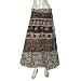 Women's A Line Skirt Cotton Block Printed Size 14 (skt442a)