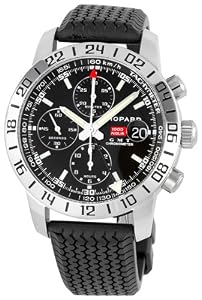 Chopard Mille Miglia GMT Steel Black Chronograph Mens Watch 168992-3001