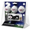 Montana Grizzlies NCAA 3 Golf Ball Gift Pack w/ Spring Action Divot Tool