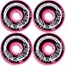 Skateboard WHEELS 60mm ROCK N ROLLERS PINK Old School
