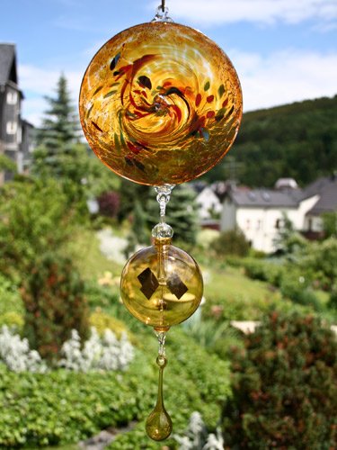 Fensterbild mit Lichtmühle und