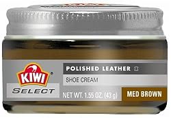Kiwi SELECT Shoe Cream Jar - Med. Brown