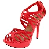 Miss Me Womens Sonic-1 Open-Toe Platform Pump