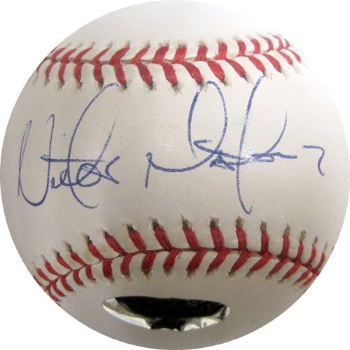 Victor Martinez Autographed/Hand Signed Baseball (JMI)