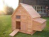 The Grange Chicken Coop, Hen House, Triple Nest Box, Triple Perch, Metal Dirt Tray. Low Cost Shipping on this Item!!!!