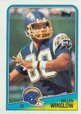 1988 Topps #209 Kellen Winslow - San Diego Chargers (Football Cards)