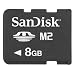 Sandisk 8GB M2 Memory Stick Micro (SDMSM2-008G-K, Bulk Package)