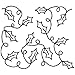 Quilting Creations Holly Background Quilt Stencil, 8
