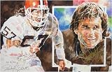 Clay Matthews Cleveland Browns Print By Michael Mellett