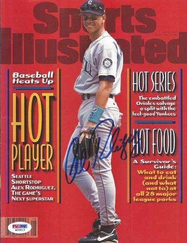 Alex Rodriguez Autographed/Hand Signed Sports Illustrated Magazine PSA/DNA #M95813