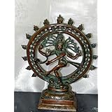 Birthday Gift- Dancing Shiva Natraj Hindu God Brass Sculpture Indian FREE SHIP