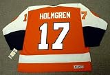 PAUL HOLMGREN Philadelphia Flyers 1980 CCM Vintage Throwback Away NHL Hockey Jersey