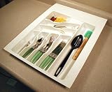 Drawer Organizer - Perfect Fit - (White) Large