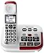 Panasonic Amplified Cordless Phone KX-TGM420W with Enhanced Noise Reduction and Digital Answering Machine - 1 Handset (White)