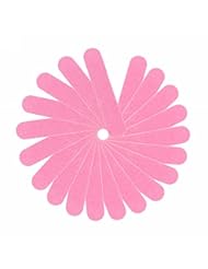 Beauty: 20PCS Trendy Pink Nail Manicure Buffer Sanding Files Buffing Sandpaper Grit - ReFaXi