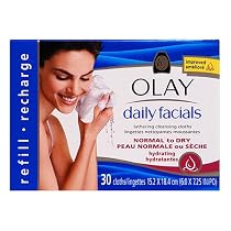 Olay Daily Facials Normal Dry Refil 30's