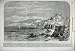 1859 War Italy Genoa Town Sailing Yacht Sea Rocks Print
