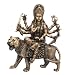 Metal Sculpture Goddess Durga 8 inches