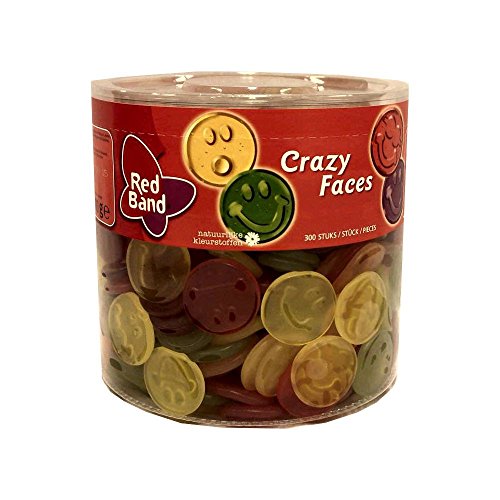 Red Band Fruchtgummi Crazy Faces 300 Stck. Runddose (Fruchtgummi Gesichter) Red Band Fruchtgummi Crazy Faces 300 Stck. Runddose (Fruchtgummi Gesichter)