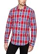 Tommy Hilfiger Tobert Long Sleeve Men's Shirt Biking Red/Multi X-Large