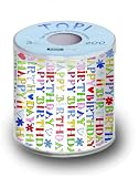 Geschenk Toilettenpapier Geburtstag mit DESIGN HAPPY BIRTHDAY