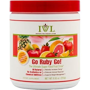 Institute For Vibrant Living Go Ruby Go Nutritional Drink, 8.93 Ounce