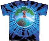 Living Planet Mystical New Age Adult Tie Dye T-shirt Tee Shirt