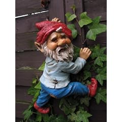 Gartenzwerg Zaunkletterer Zwerg Henry 30 cm Garten Deko